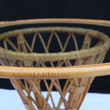 Table of bamboo and glass 1960