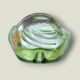 Ashtray / pocket tray Murano F.lli Toso “Chambord” green, 1960s