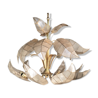 Luminaire nacre 1970
