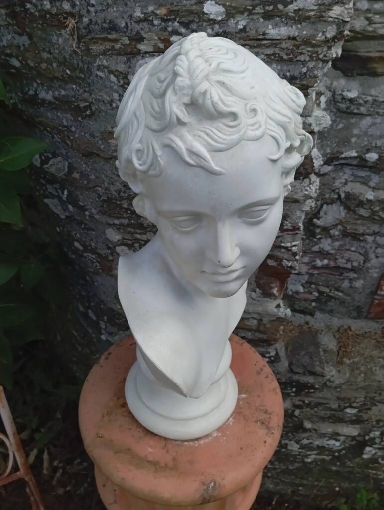 Bust of Eros, cast from the Louvre early 20th century.