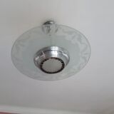 Glass art deco ceiling light