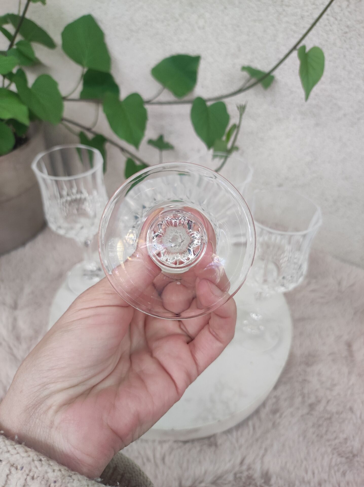 Verres a vins cristal