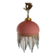 Lustre opaline et perles années 60