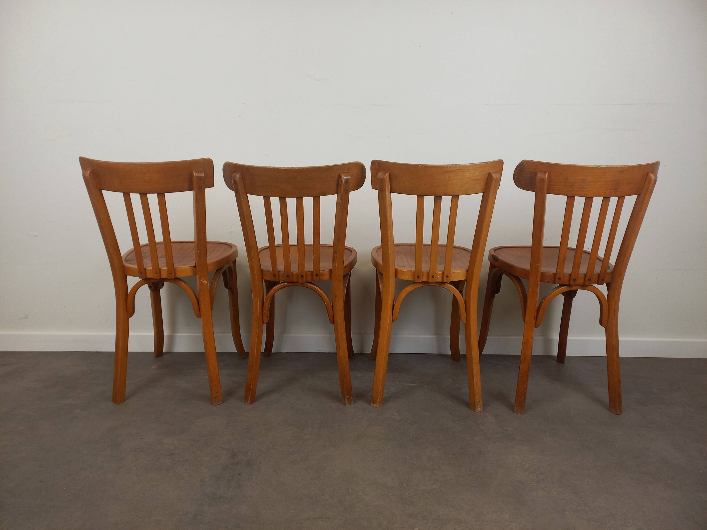 Chaises bistrot Baumann, set de 2 paire
