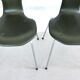 Six chaises « marteau » vintage par Arne Jacobsen pour Fritz Hansen