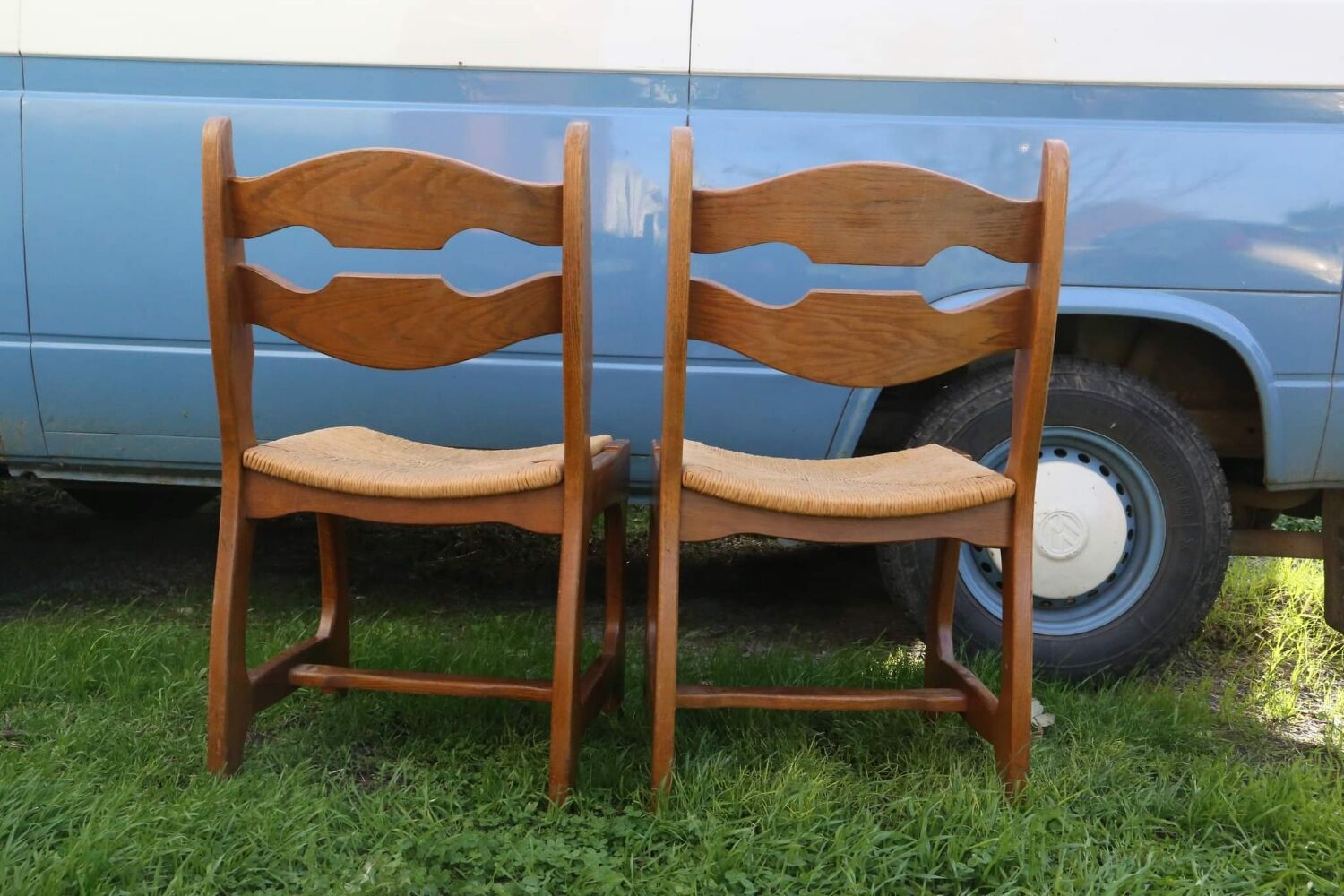 Set of 2 Guillerme and Chambon chairs