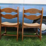 Set of 2 Guillerme and Chambon chairs