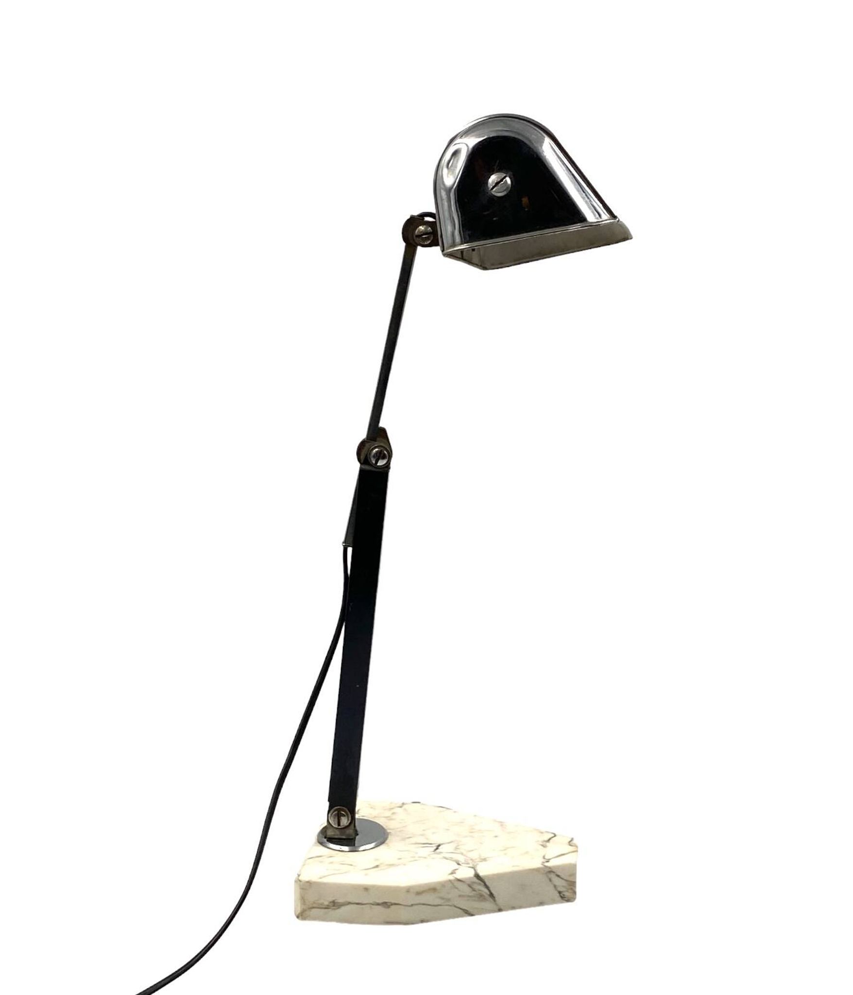 Lampe de bureau Art Déco, Fare France, vers 1930