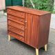 Commode buffet scandinave en acajou des années 50