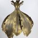 Svend Aage Holm Sørensen hanging lamp copper leaves brutalist