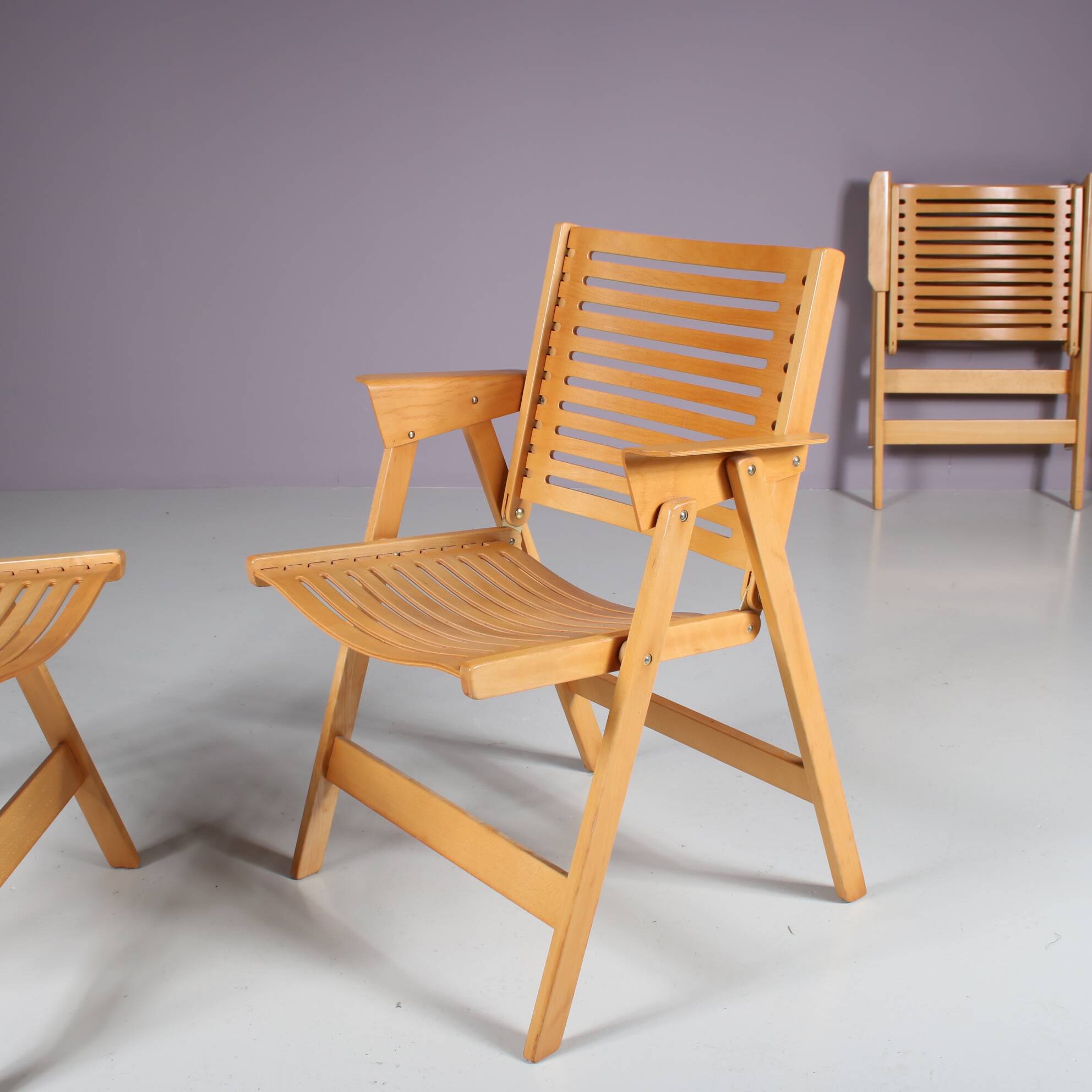 1950s “Rex” Folding Chair by Niko Kralj for Stol Kamnik, Slovenia