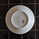 12 pink flat plates by KG Lunéville