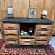 Old oak workshop furniture