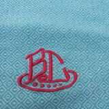 Old tablecloth 2.80 m + 12 napkins