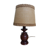Bedside lamp turned wood