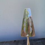 Silver metal art deco pie server