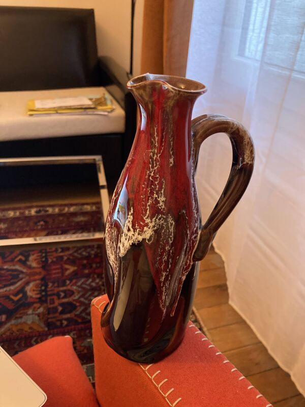 Vase, pichet fat lava Vallauris