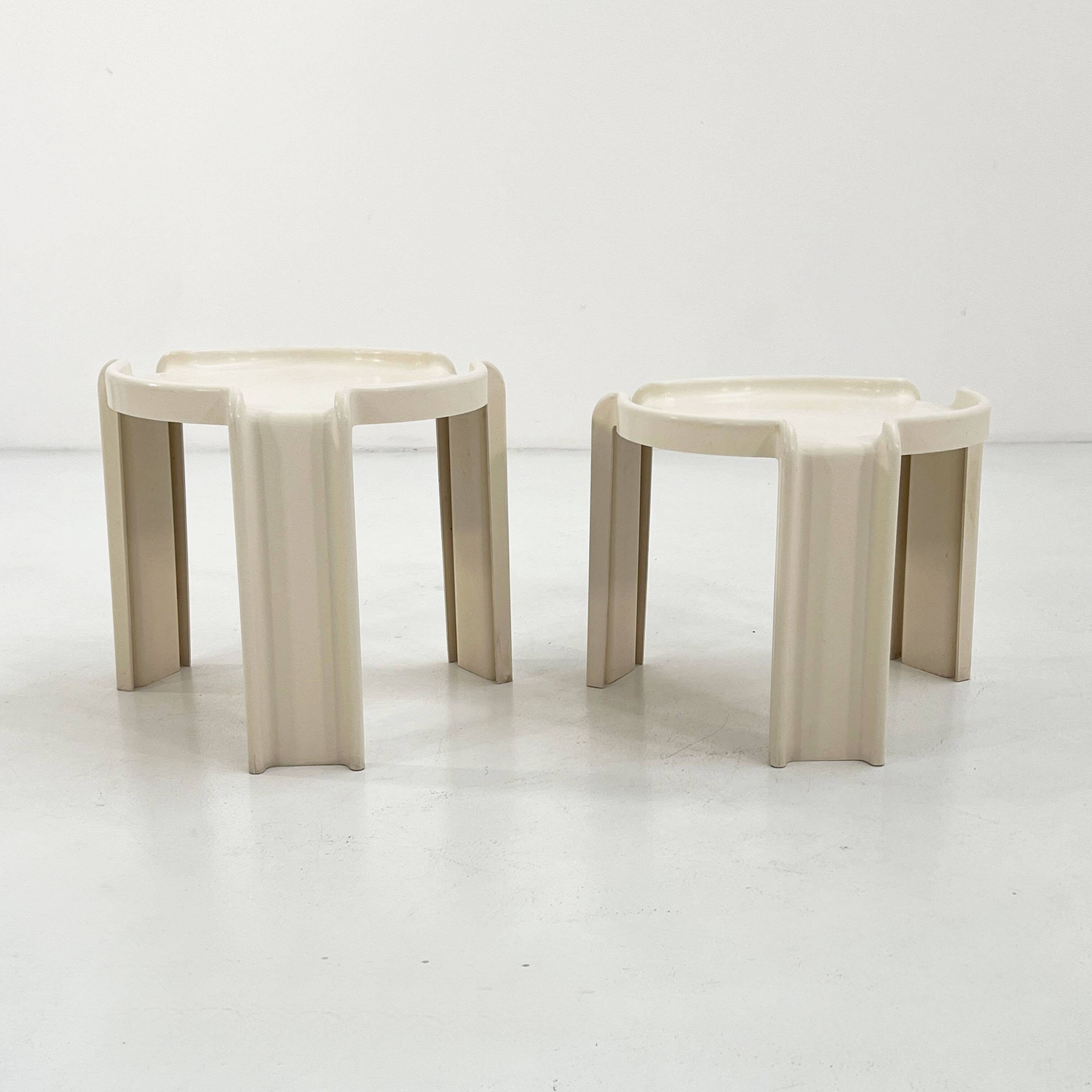 Paire de Tables d'appoints par giotto stoppino pour kartell, 1970