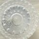 Round wall light ceiling light whitened glass porthole 1970 1980