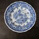 Set of 15 diner plates with English motifs Lunéville
