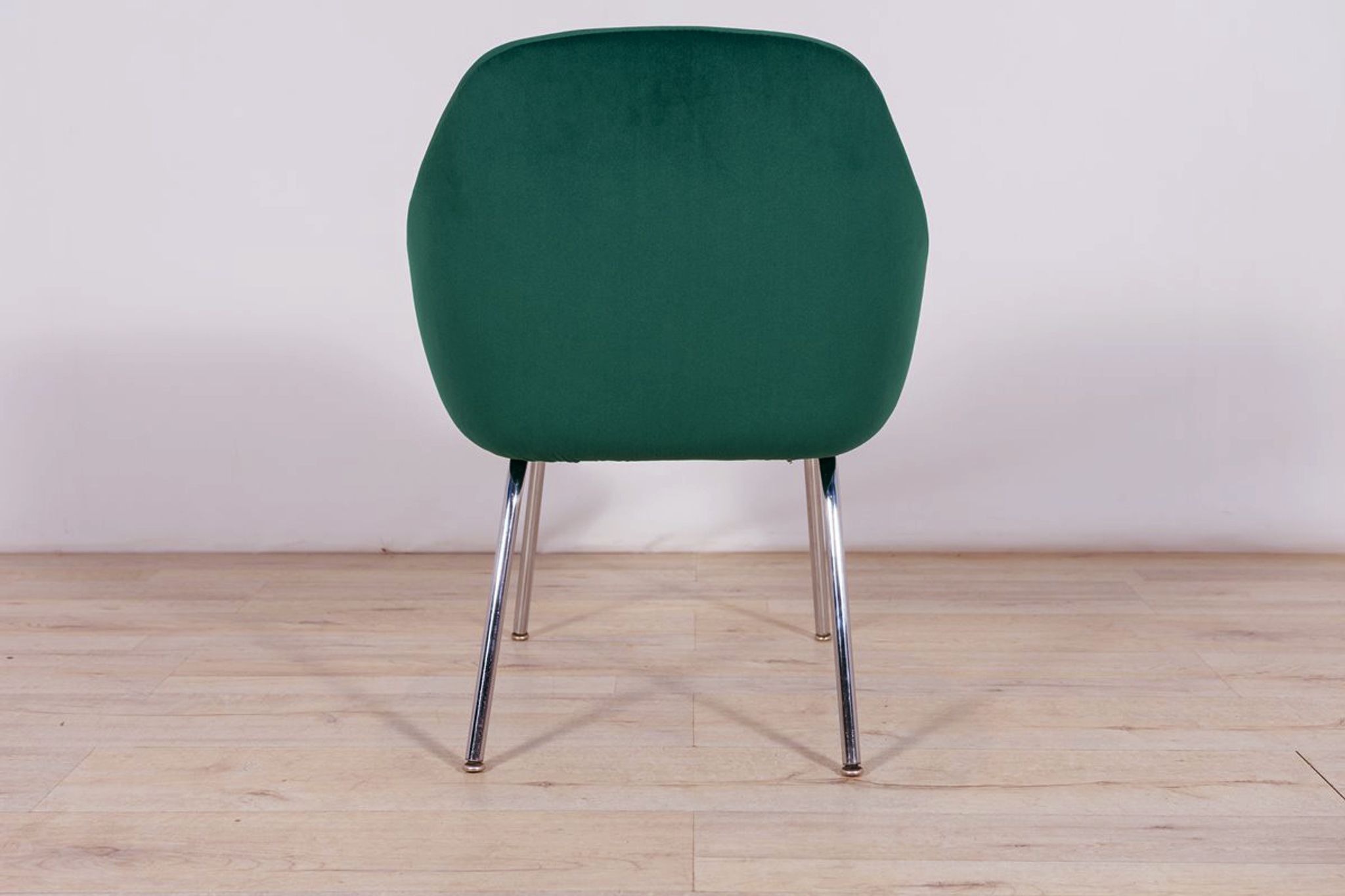 Fauteuil chrome et tissu , années 1960