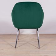 Fauteuil chrome et tissu , années 1960