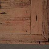 Solid pine dining table – Handcrafted, around 1970