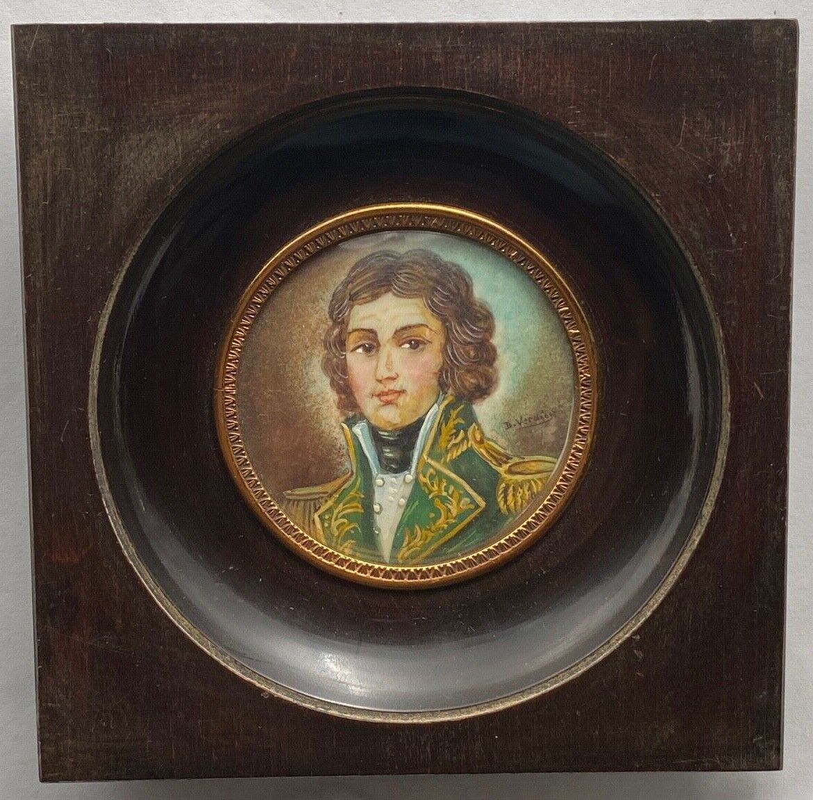 Miniature hand-painted by Verdian Verdian to identify military