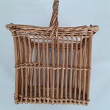 Panier en osier porté bouteile