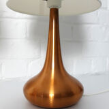 Pair of table lamps Orient copper finish Jo Hammerborg for Fog & Morup, Denmark, 1960s