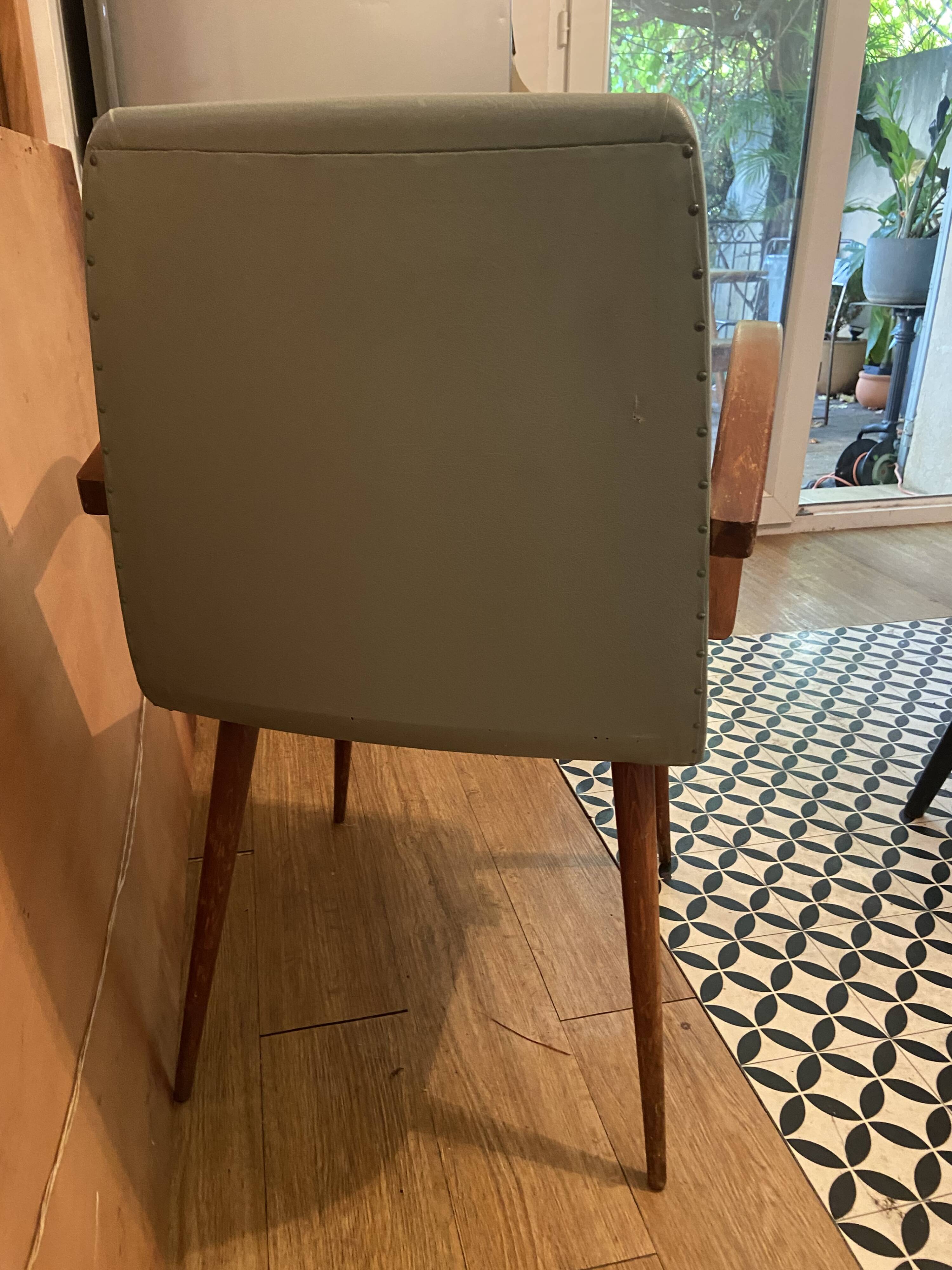 1950s bridge armchair