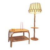 Vintage rattan coffee table