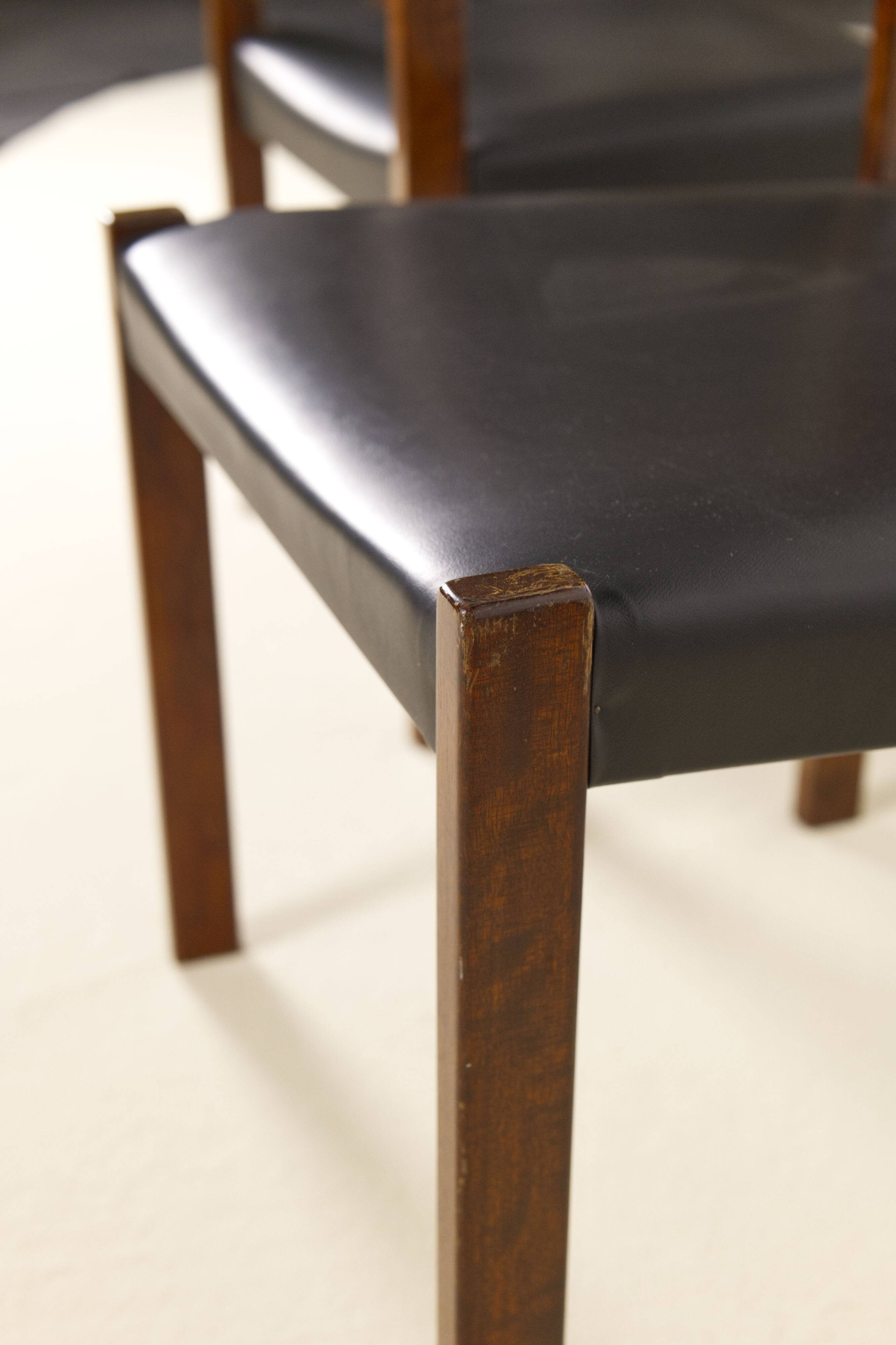 6x Dining chairs Alfred Hendrickx for Belform, 1960s, Belgium