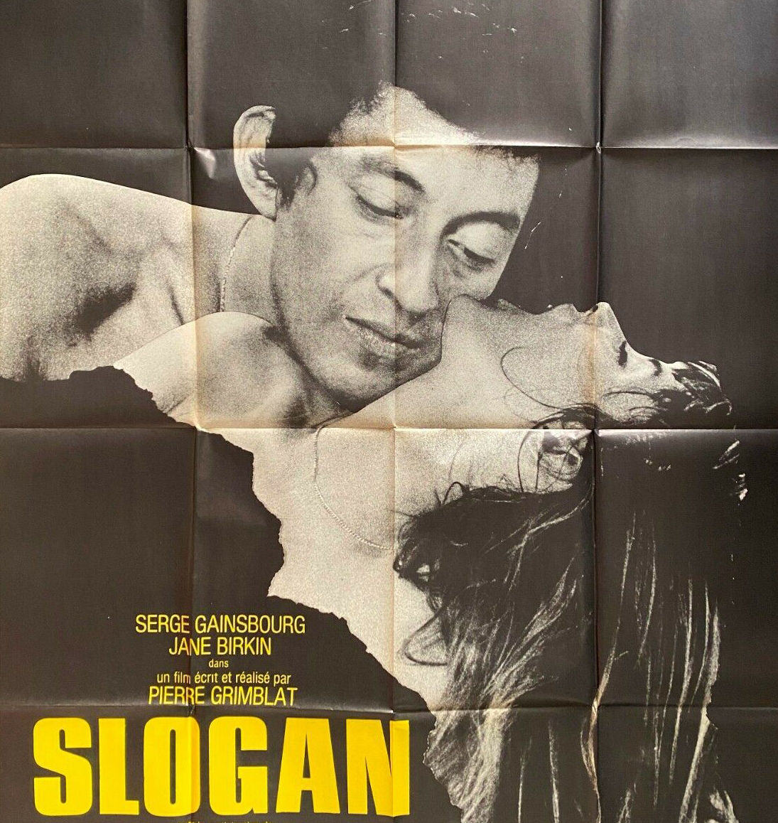 Movie poster "Slogan" Serge Gainsbourg, Jane Birkin 120x160cm