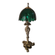 Rocaille style lamp, golden 38x15