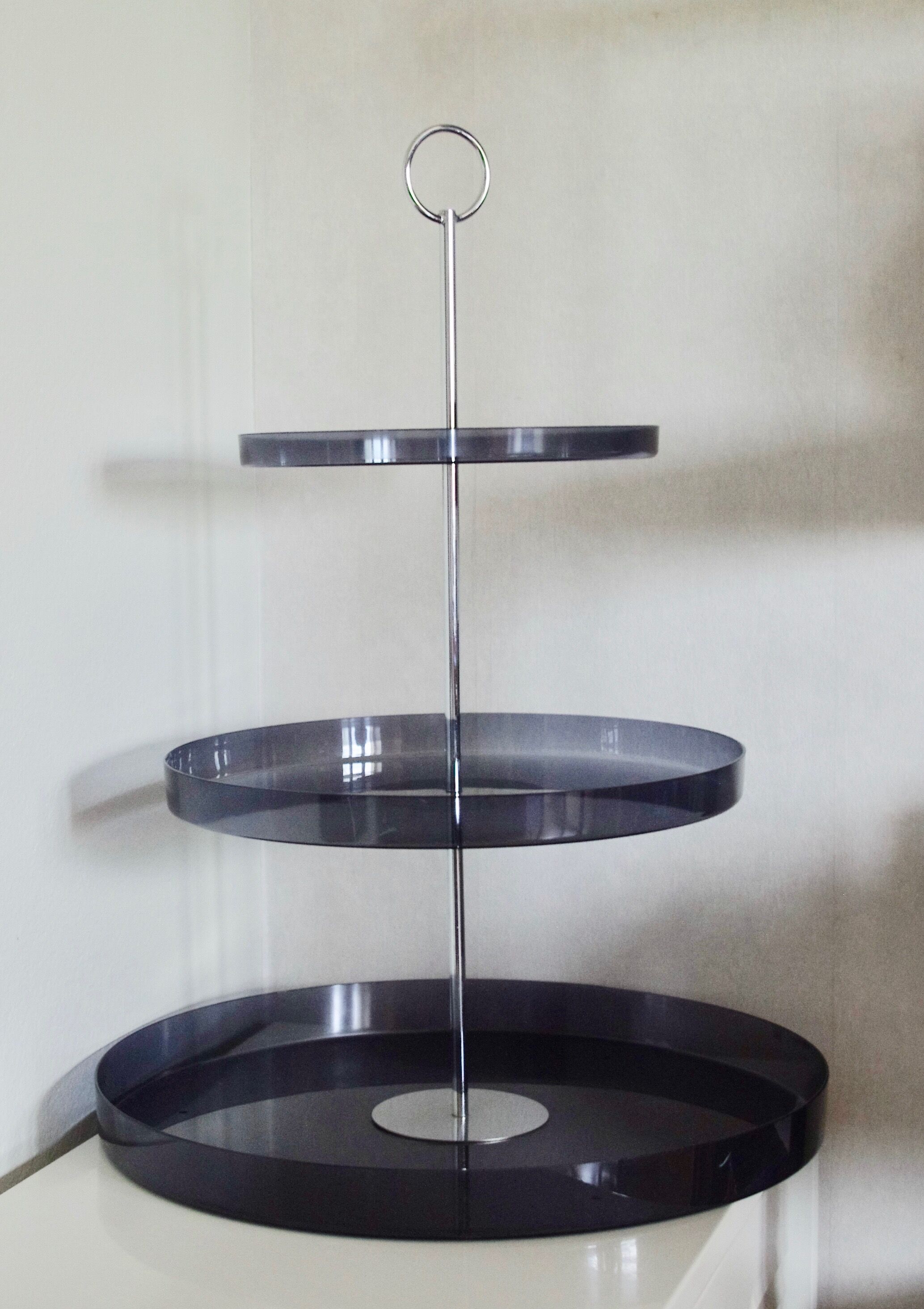 Servant 3 trays plexiglas 70s