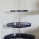 Serviteur 3 plateaux plexiglas années 70