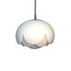 Suspension en verre opalin stylisé (fleur) De peill & Putzler, design 1970