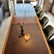 A Vintage Regency Revival very large family dining table 14 person
