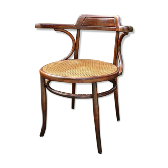 Ungvar desk chair in curved wood 1900 ca