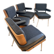 4 armchairs by Alain Richard from the 1970s.