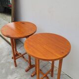 Pair of Burgundian Winegrower Folding Tables