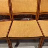 Set of 6 wooden chairs
