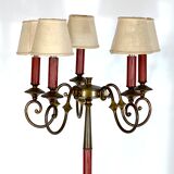 Arredoluce Monza, brass floor lamp from 50s