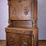 Important two-body buffet – Solid oak – Character piece