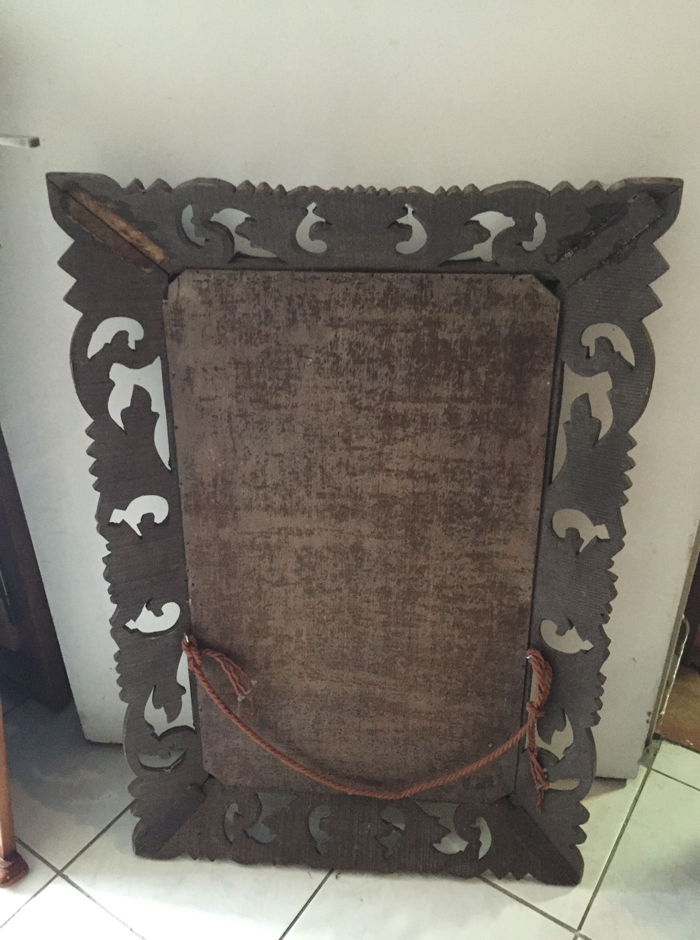 66x95cm wooden mirror