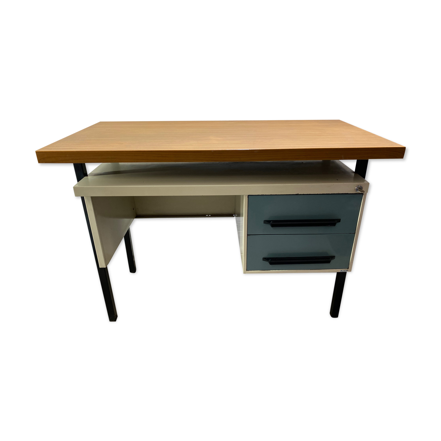 Metal industrial office by vintage behin 1960