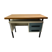 Bureau industriel métallique par behin vintage 1960