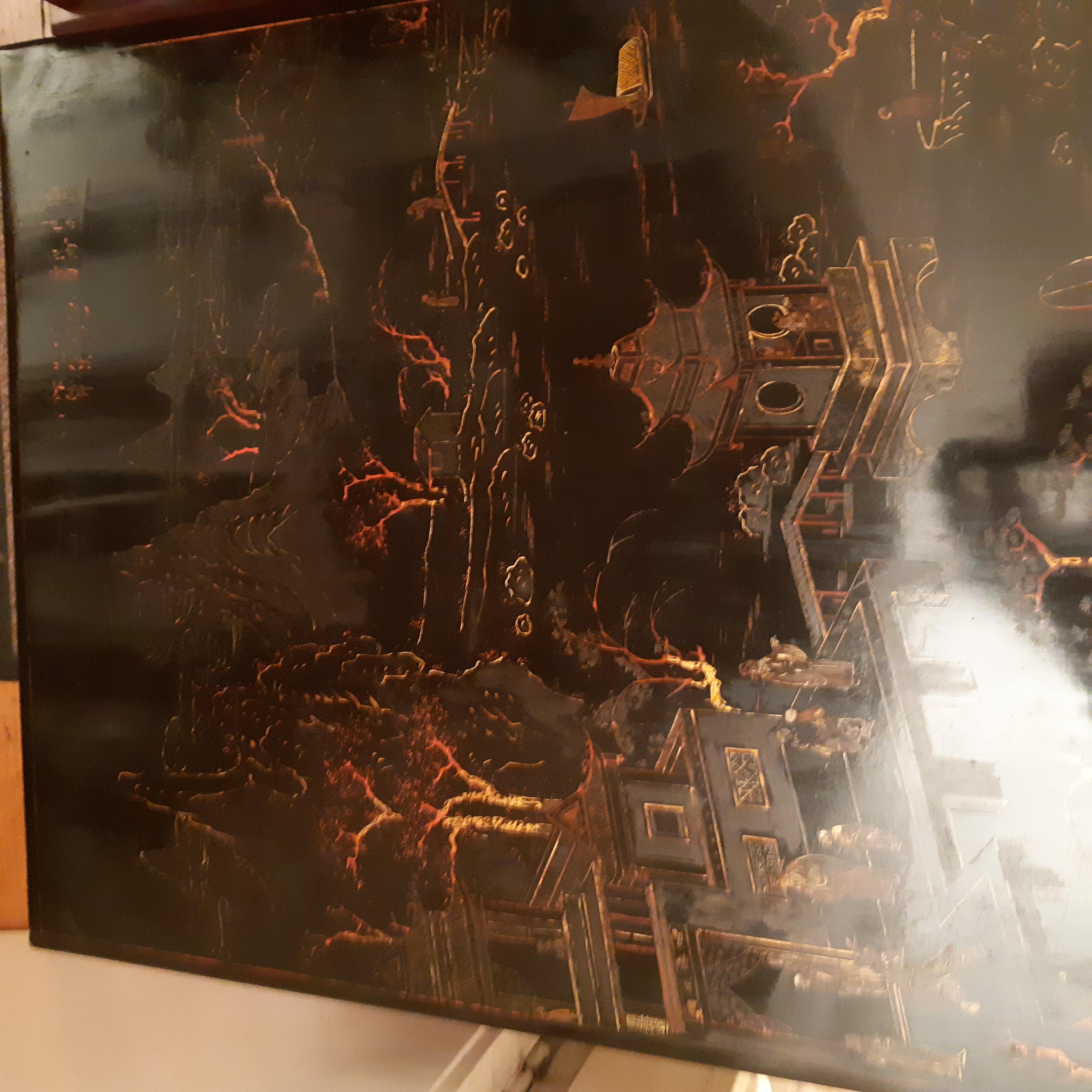 Chinese laquee table