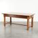 French dining table from the 18th century with a fruitwood top and oak base